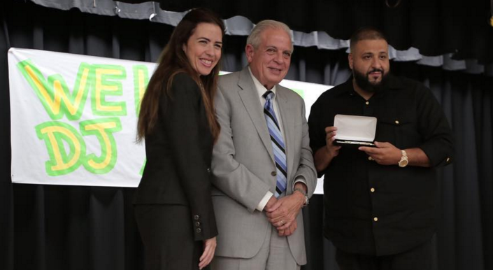 DJ Khaled Donates $5k To Miami Middle School. Is Given Key To The City